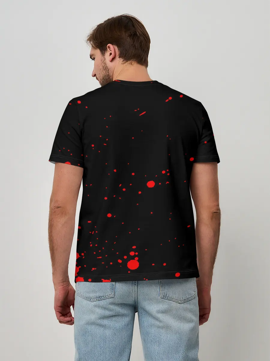 Мужская базовая футболка / WAKE THE F*** UP SAMURAI