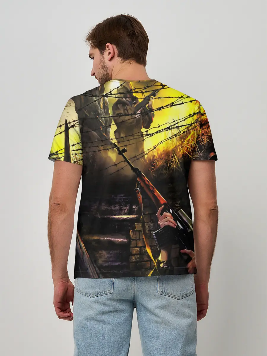 Мужская базовая футболка / STALKER