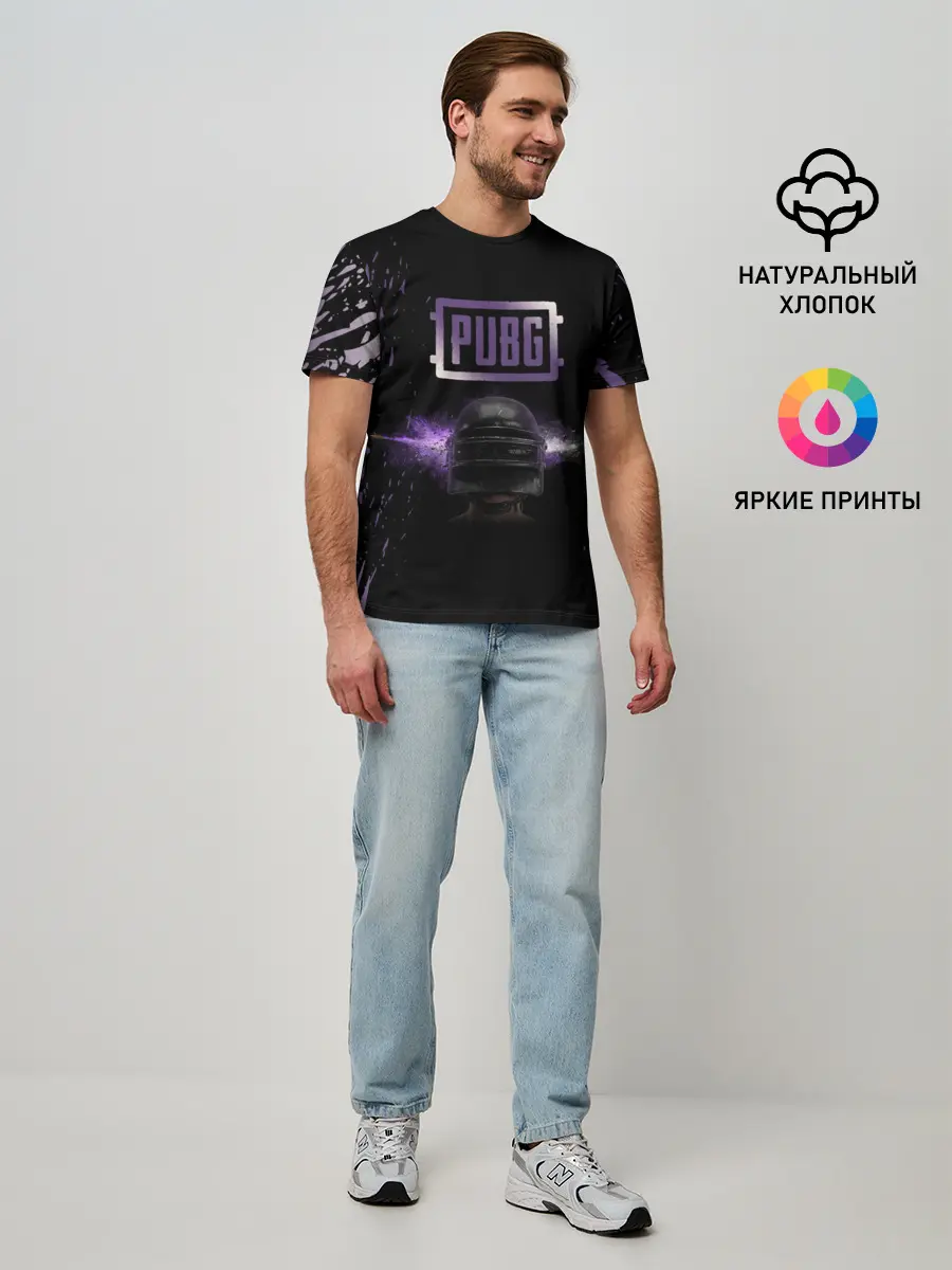 Мужская базовая футболка / PUBG