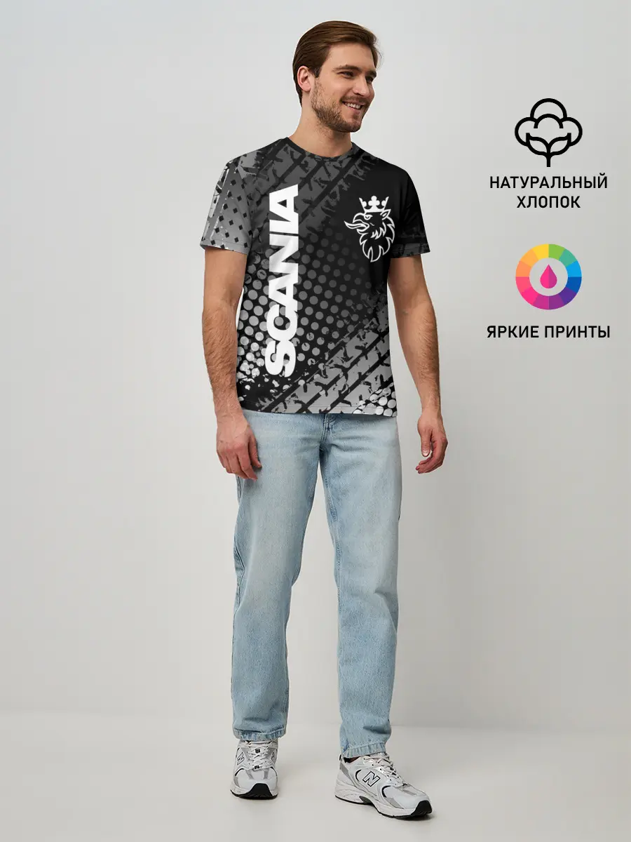 Мужская базовая футболка / Scania