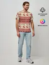 Мужская базовая футболка / Новогодние Олени!