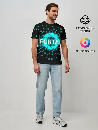 Мужская базовая футболка / Portal