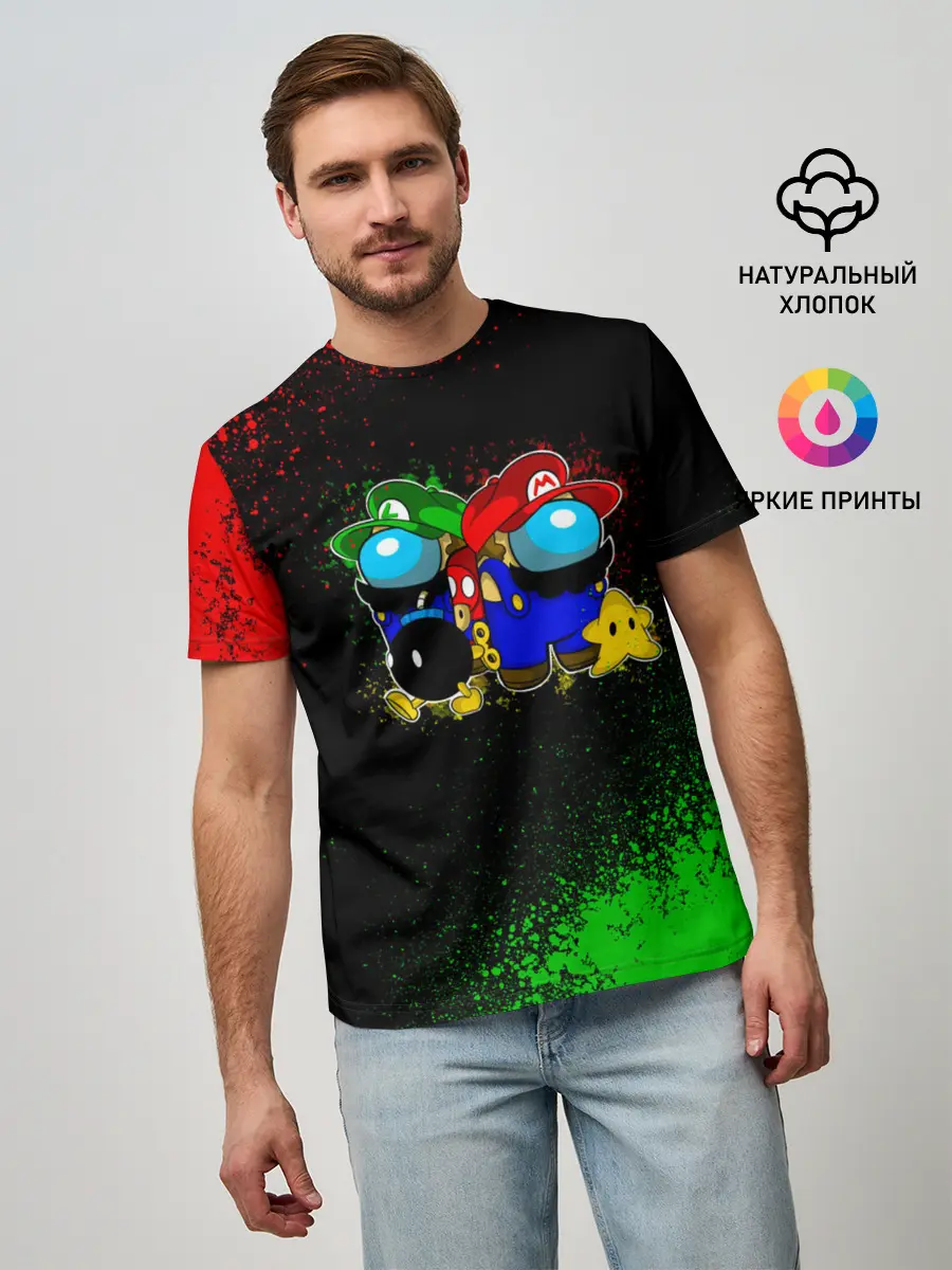 Мужская базовая футболка / Among Us