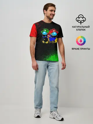 Мужская базовая футболка / Among Us