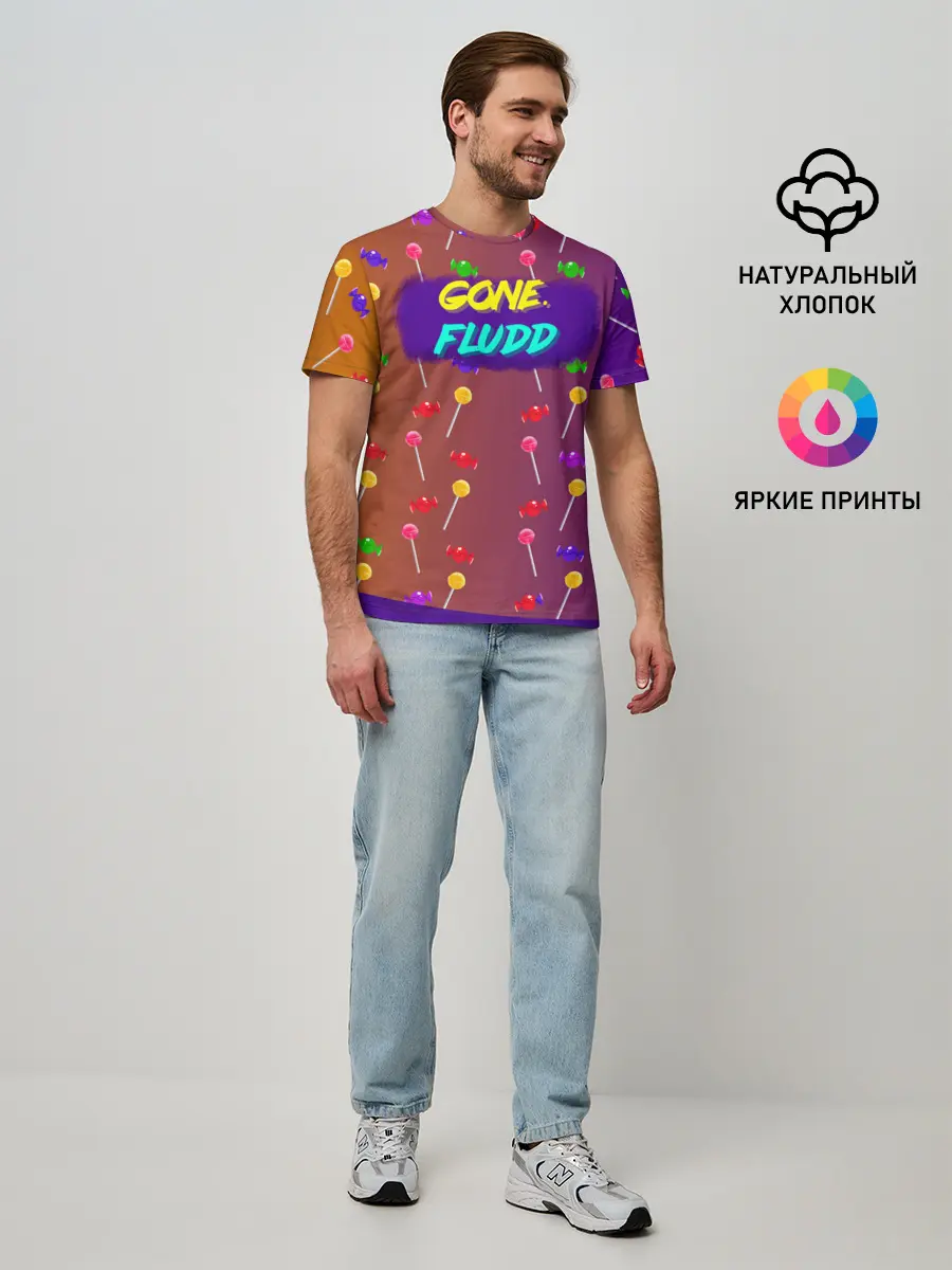 Мужская базовая футболка / Gone.Fludd