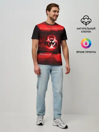 Мужская базовая футболка / BIOHAZARD