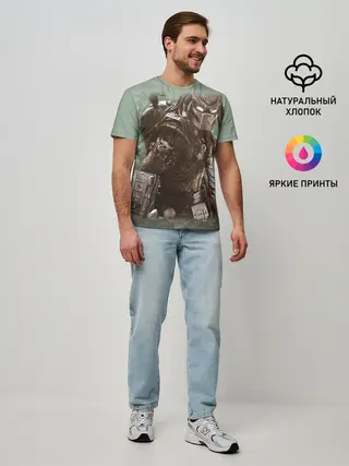 Мужская базовая футболка / Хищник