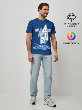 Мужская базовая футболка / Surf
