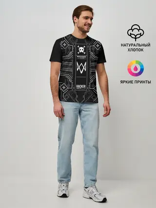 Мужская базовая футболка / WATCH DOGS: LEGION