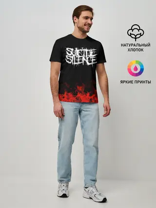 Мужская базовая футболка / Suicide Silence