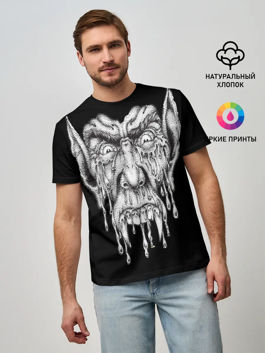 Мужская базовая футболка / Кровожадный вампир