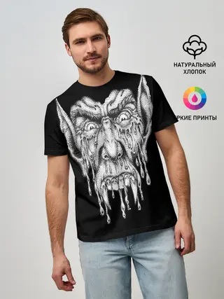 Мужская базовая футболка / Кровожадный вампир