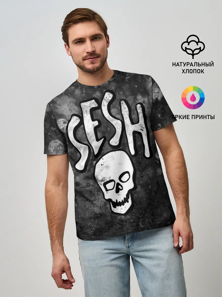 Мужская базовая футболка / SESH Team