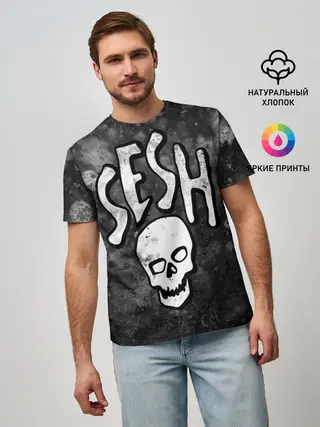 Мужская базовая футболка / SESH Team