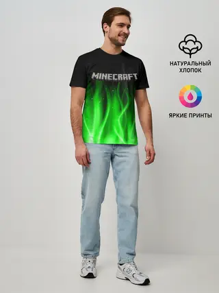 Мужская базовая футболка / MINECRAFT