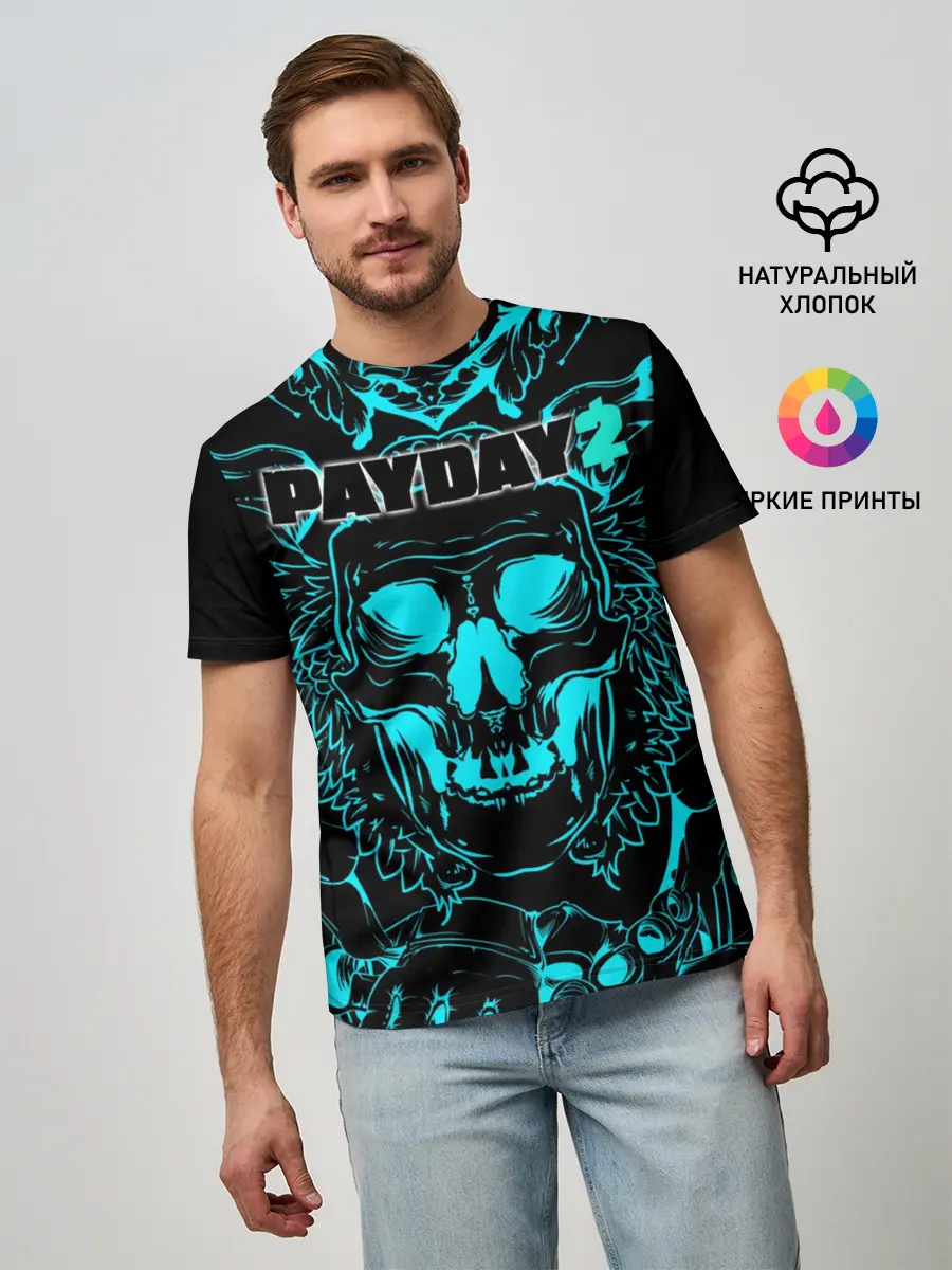 Мужская базовая футболка / Payday 2