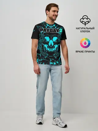 Мужская базовая футболка / Payday 2