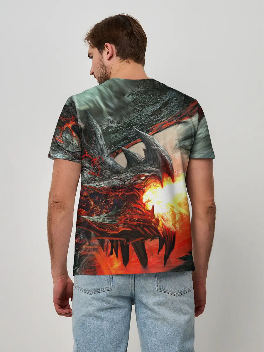 Мужская базовая футболка / Дракон | Dragon