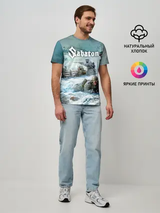 Мужская базовая футболка / Sabaton