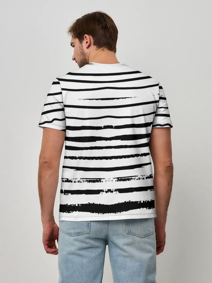 Мужская базовая футболка / СЕВЕРНЫЙ ФЛОТ ТЕЛЬНЯШКА ВМФ