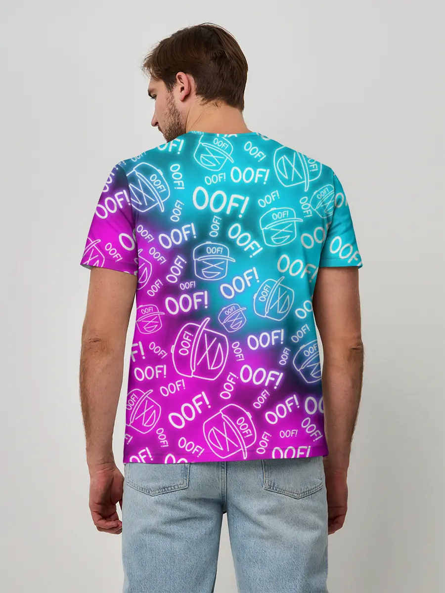 Мужская базовая футболка / OOF ROBLOX