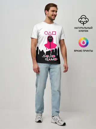 Мужская базовая футболка / Игра в кальмара