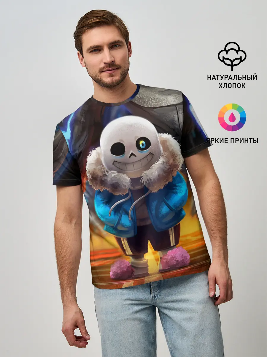 Мужская базовая футболка / UNDERTALE | АНДЕРТЕЙЛ