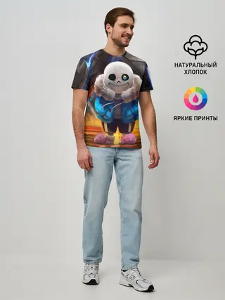 Мужская базовая футболка / UNDERTALE | АНДЕРТЕЙЛ