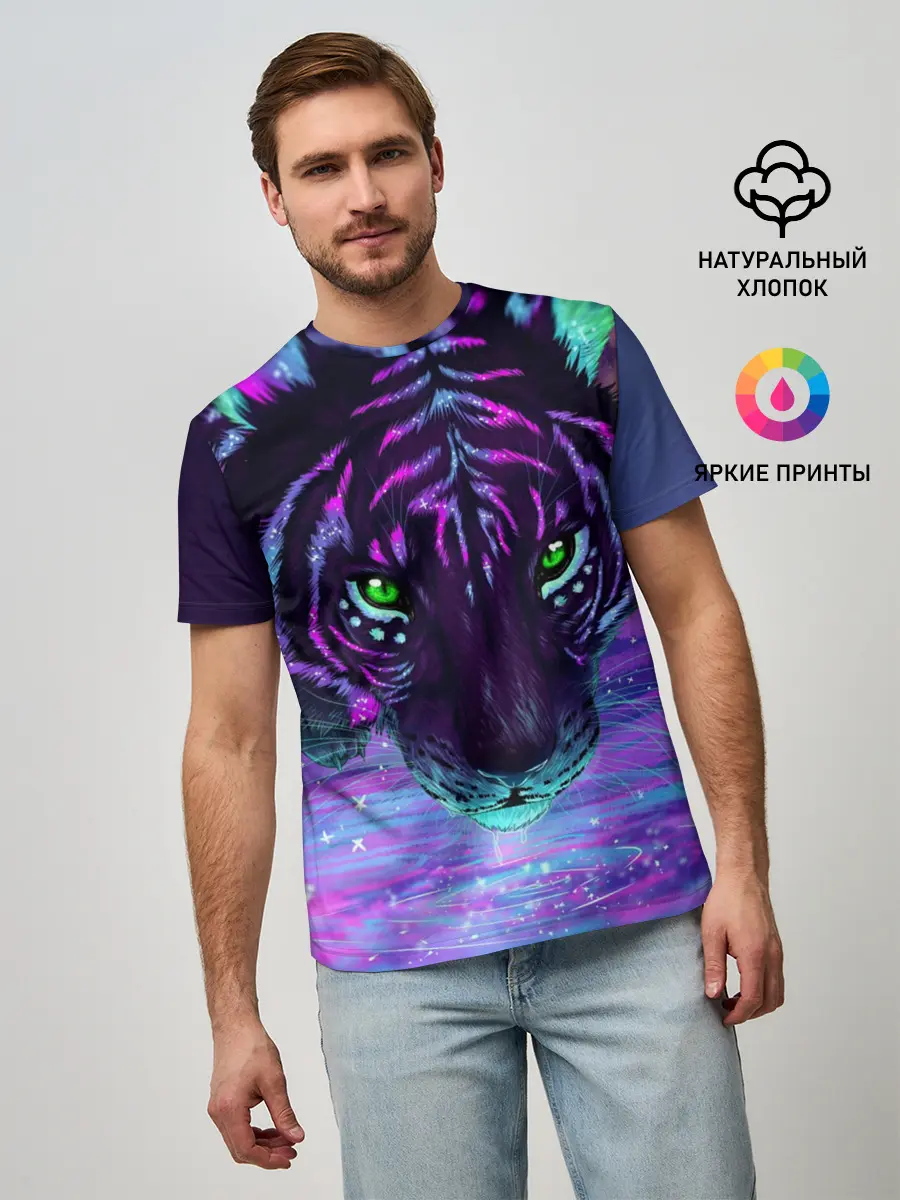 Мужская базовая футболка / Киса