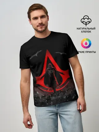 Мужская базовая футболка / Фильм про Ассасинов