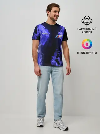 Мужская базовая футболка / BMW FIRE