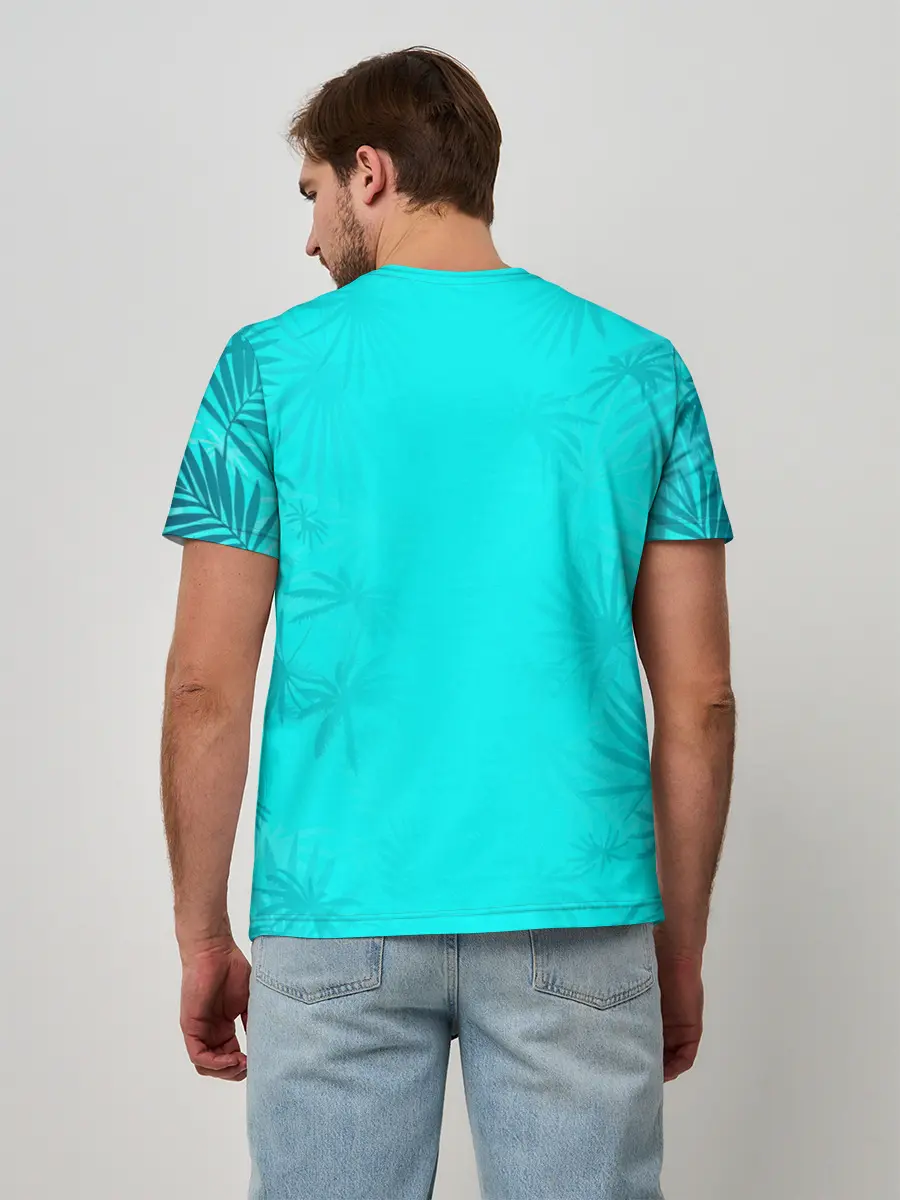 Мужская базовая футболка / GTA Vice City гавайка