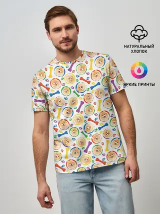 Мужская базовая футболка / Чау-Чау