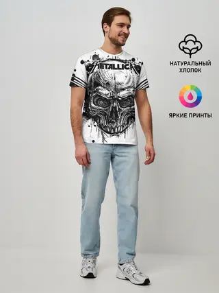 Мужская базовая футболка / Metallica