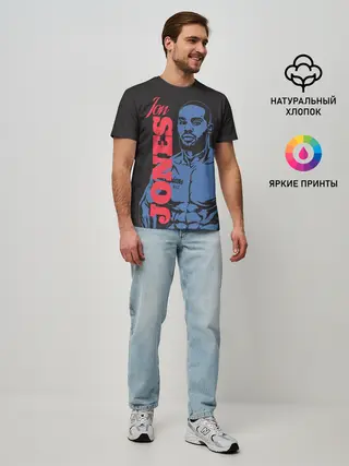 Мужская базовая футболка / Jon Jones