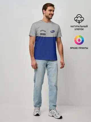 Мужская базовая футболка / Subaru