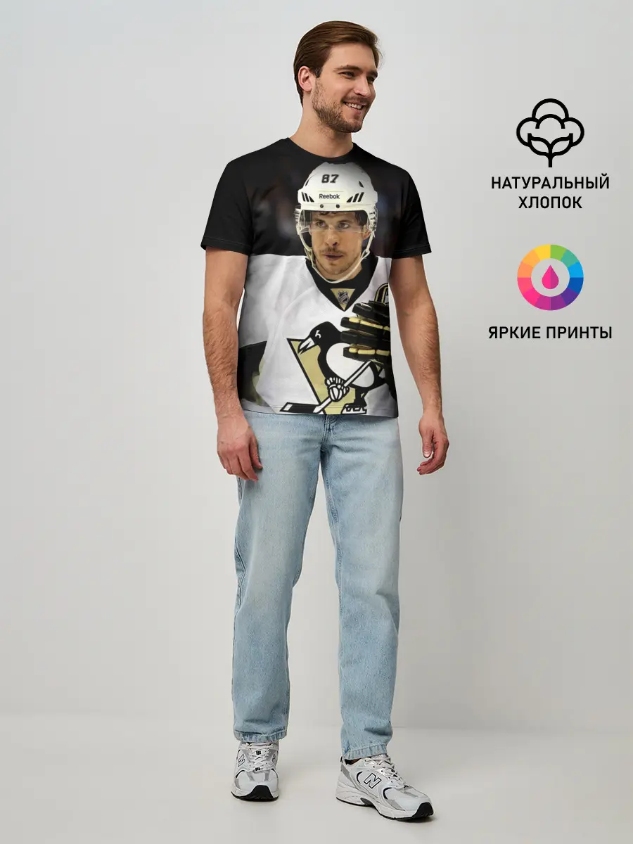 Мужская базовая футболка / Сидни Кросби