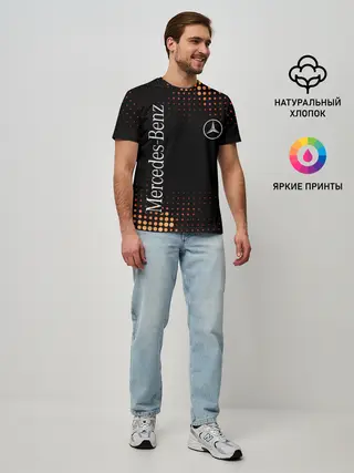 Мужская базовая футболка / Mercedes