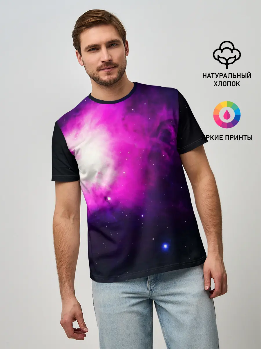 Мужская базовая футболка / Space