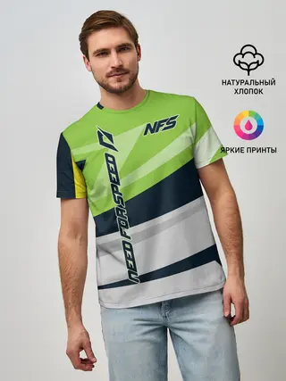 Мужская базовая футболка / Need for Speed