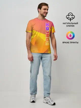 Мужская базовая футболка / Roblox