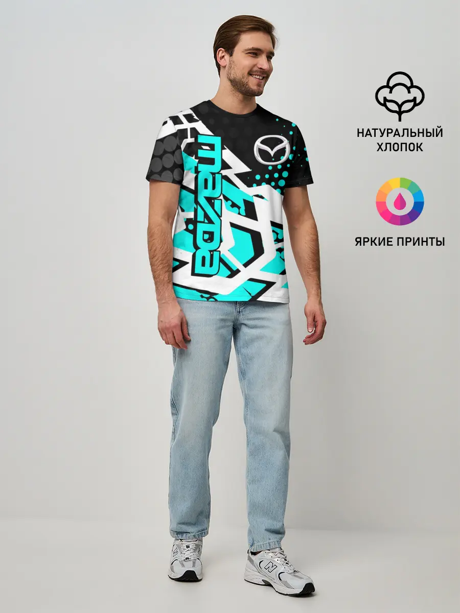 Мужская базовая футболка / Mazda