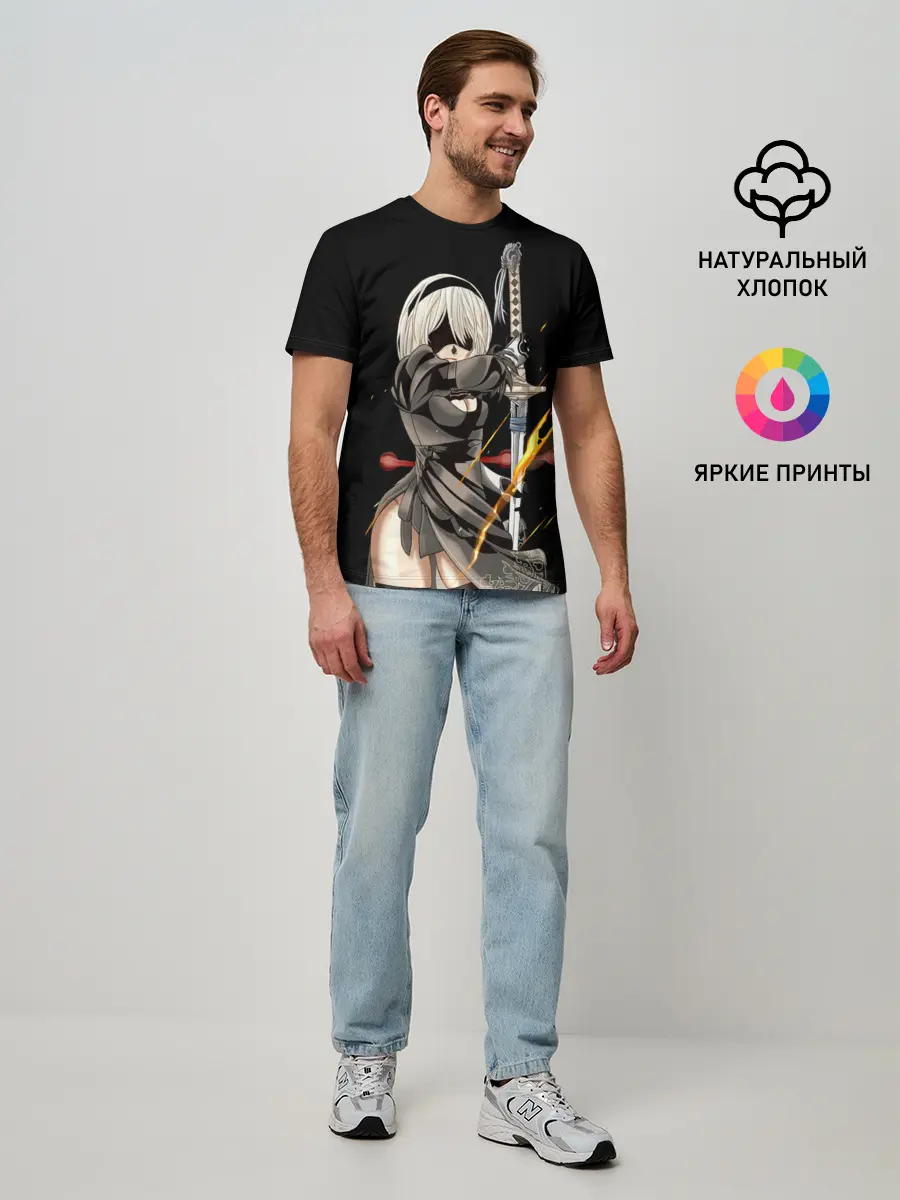 Мужская базовая футболка / Nier: Automata