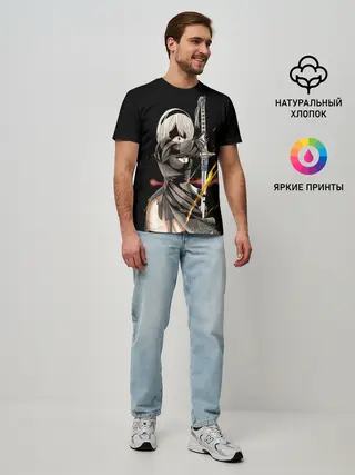 Мужская базовая футболка / Nier: Automata