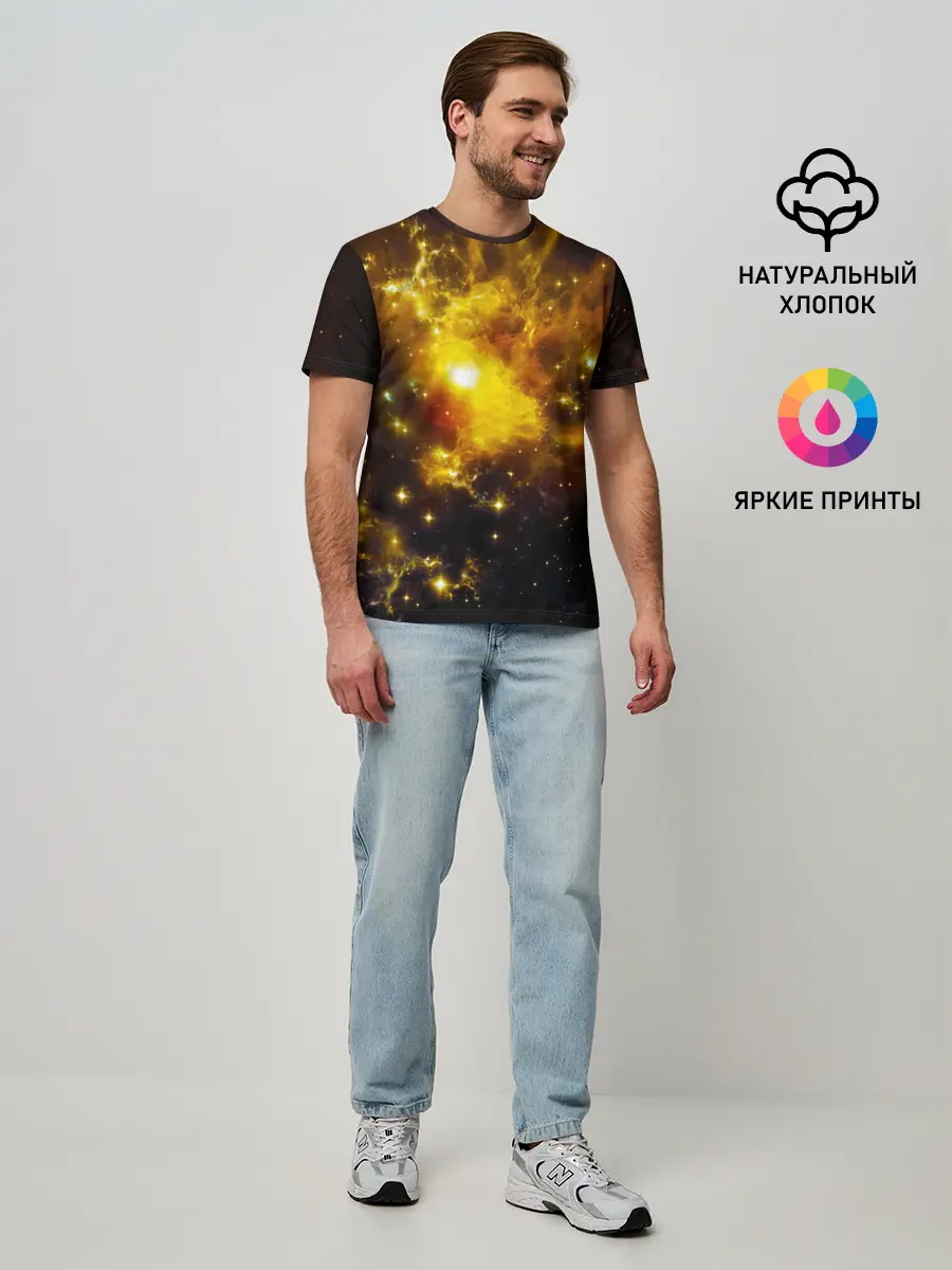 Мужская базовая футболка / Space