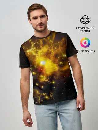 Мужская базовая футболка / Space