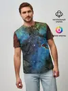Мужская базовая футболка / Туманный космос