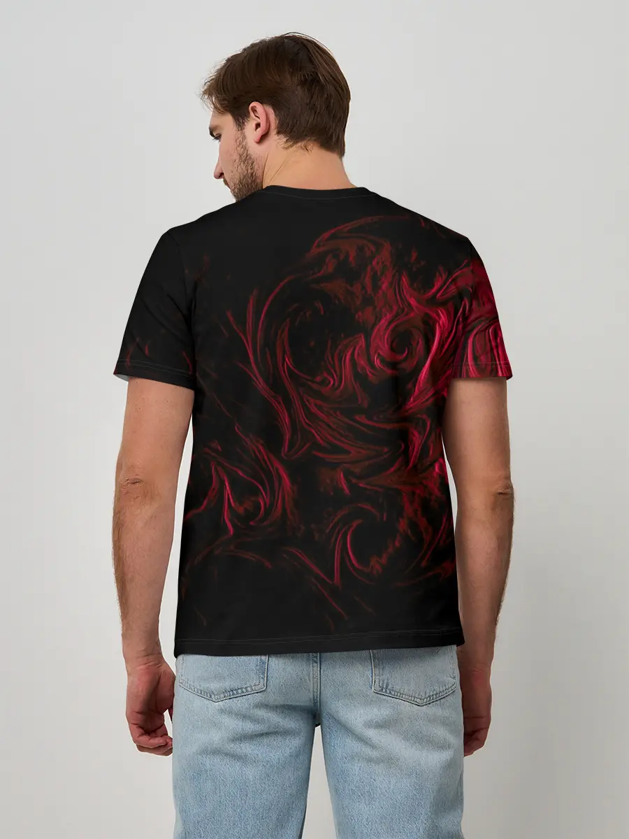 Мужская базовая футболка / Fire