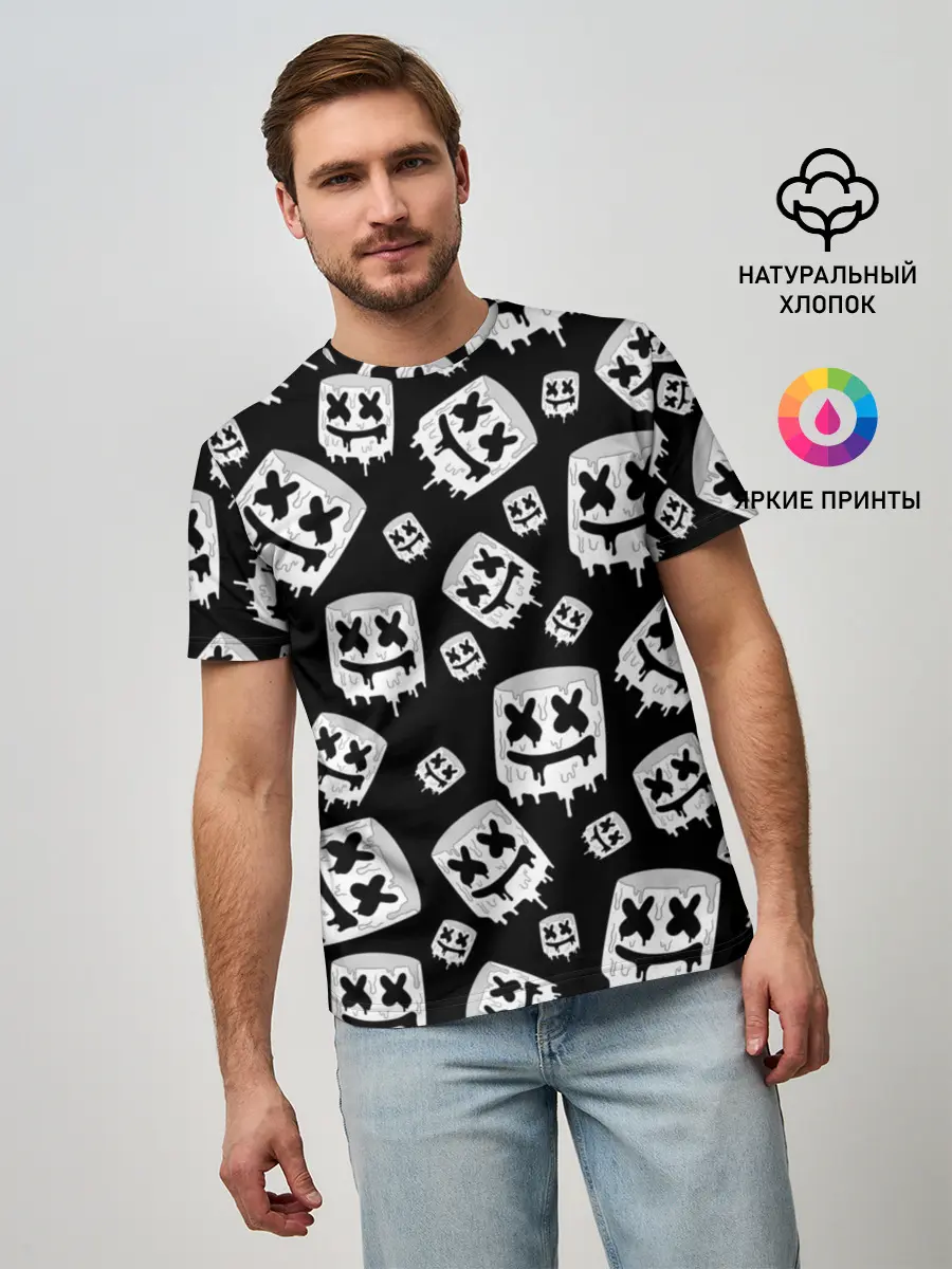 Мужская базовая футболка / MARSHMELLO