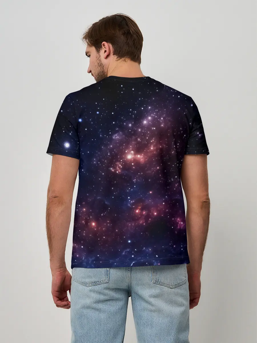 Мужская базовая футболка / Космический Тобио Кагеяма Haikyuu!!